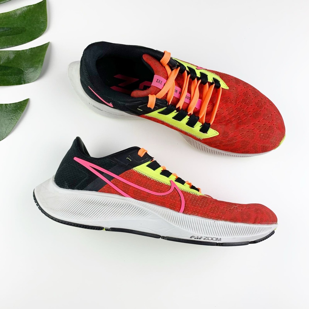 Nike Women's Running Shoes in Red, Pink & Neon Yellow